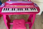 pink kids piano