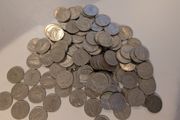 Full Lot of 128 Irish 10p Coins - Salmon Design (Pre-Euro)