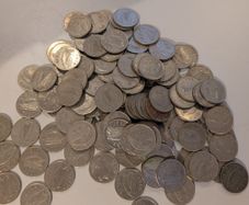 Full Lot of 128 Irish 10p Coins - Salmon Design (Pre-Euro)