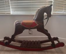 antique rocking horse