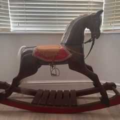 antique rocking horse