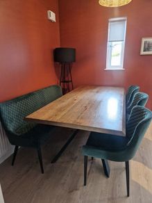 Arno Oak Dining Table 200cm - EzLiving