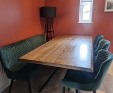Arno Oak Dining Table 200cm - EzLiving