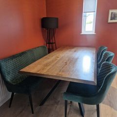 Arno Oak Dining Table 200cm - EzLiving