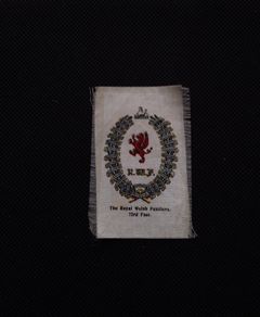 The Royal Welsh Fusiliers : 1915 Cigarette Silk - WW1