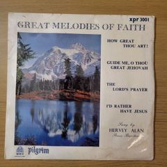 Hervey Alan Great Melodies Of Faith 7 inch EP Pilgrim Records XPR 3001