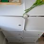 6 cube storage unit with doors. Image 4