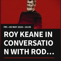 Roy Keane in conversation with Roddy Doyle - 2 tickets