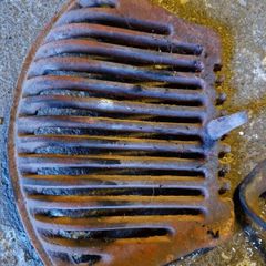 Cast Iron Fireplace Set