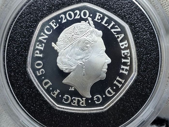 Royal Mint 2020 50p Silver Proof Dinosauria Collection Magalozaurus