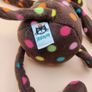 Jellycat Les Animals Le Dog Polka Dot Brown Rare & Retired Unusual Jellycat Image 4