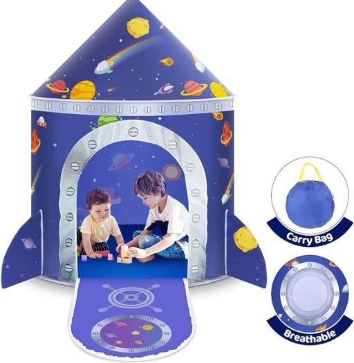 Kids Play Tent, Space Tent Children's Pop Up Tent Prince Castle House Palace Tent Game Tent with Carry Bag Portable Toy Christmas Birthday Gifts for Boys Girls Toddlers Indoor and Outdoor Plays (FREE POSTAGE)