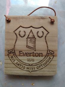 Everton Football Club Premiership Laser Engraved Gift Idea