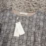 Black and Grey Plaid Dress Image 4