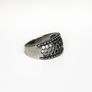 Sterling Silver Honeycomb Ring Image 2