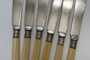 6 1920's fish knives