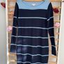 dress Bnwt gap navy striped jumper dress size small 30% wool Image 2