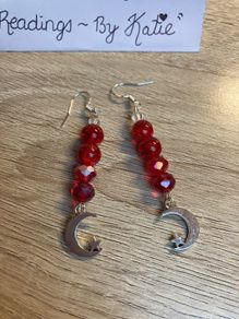 Handmade Glass And Crystal Earrings