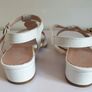 Ana Roman Ladies Pearly White Sandals Mother Of The Bride New With Box UK3 EU36 CAN POST Image 2