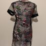 Sheer Floral Embroidery Dress NEW Image 2