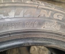 225/45/17 by 1 as new
