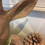Huge stag solid with glass top for decor or candle Image 3