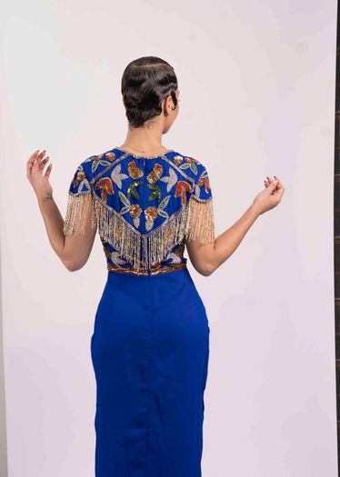 Lollies Embellished Midi Dress