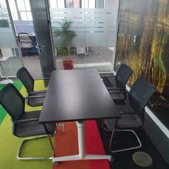 Steelcase Folding Tables and Orangebox Chairs