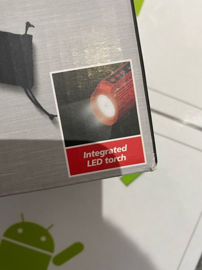 Portable compressor with flashlight