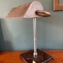 Art Deco Bauhaus Bankers lamp c1940 Image 3