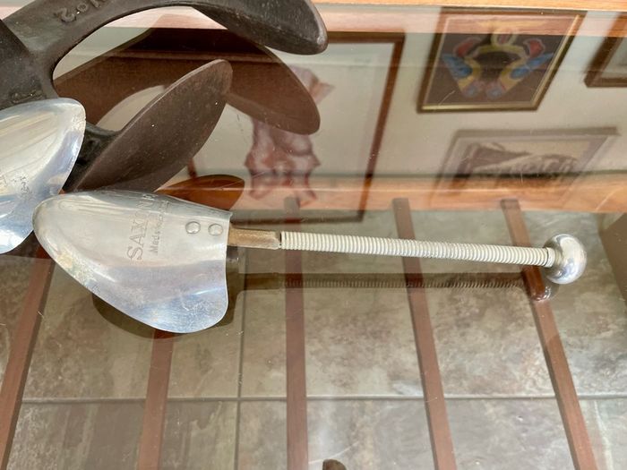 Vintage Ladies 1950s SAXONE Aluminium Steel Spring Coiled Shoe Trees UK Size S/M