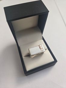 Brand New 925 Silver & 9ct Gold Ring