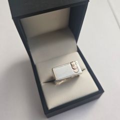 Brand New 925 Silver & 9ct Gold Ring