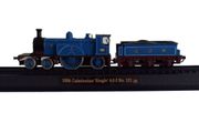 Collection of stationary model trains