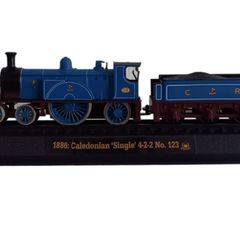 Collection of stationary model trains