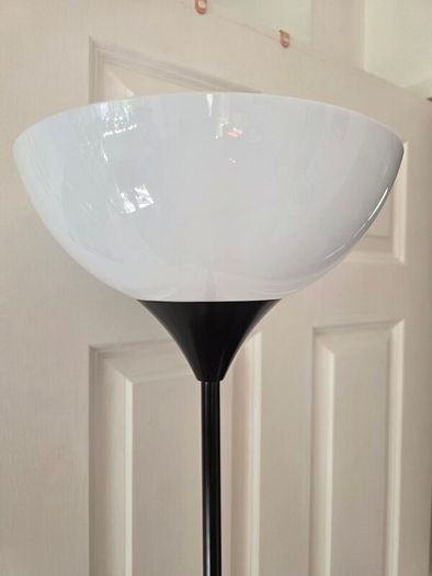 Floor lamp with energy saving bulb