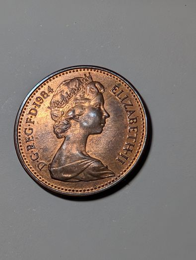1984 Bunc Halfpenny