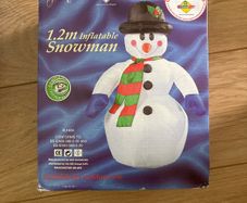 inflatable snowman
