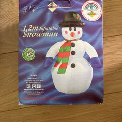 inflatable snowman