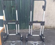 Two hand trucks