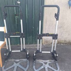 Two hand trucks