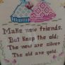 vintage cross stich picture Image 2