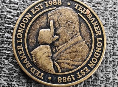 Ted Baker London Est 1988 East West Ted Is Best  Coin Token