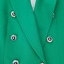 zara green blazer Image 3