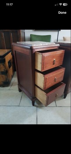 Pair bedside lockers