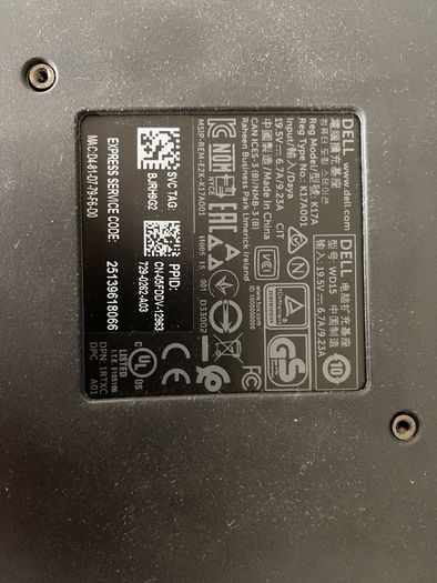 Dell USB C docking station