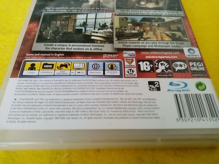 Rainbow Six Vegas 2 Tom Clancy s PlayStation 3 Ps3 Games Original