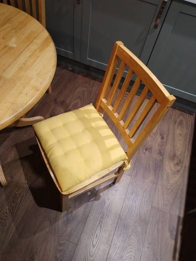 Wooden table and chairs