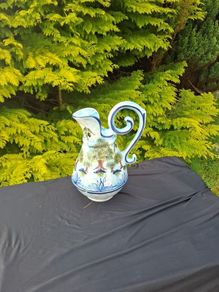 Large blue washing jug postage possible