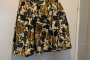 Vintage silk mini skirt